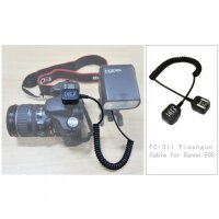 Pixel FC-311/M E-TTL Blitzkabel fuer 580EX II 550EX 430EX II... Canon 1D 5D 7D 60D 50D 1000D 550D 500D 450D... DSLR und Kompaktkameras