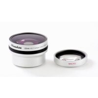 Minadax 0.25x Fisheye Vorsatz kompatibel mit Canon MVX3i - in silber