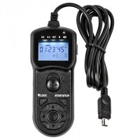 Programmable Timer Remote Control For Nikon DF, D7100, D7000, D5500, D5300, D5100, D5100, D5000, D3300, D3200, D3100, D750, D610, D600, D90 - such as MC-DC2