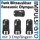 Pixel Pawn TF-364 Funk Blitzausloeser Set mit 3 Empfaengern bis 100m fuer Panasonic, Leica und Olympus Blitzgeraete – Funkausloeser Kamera- und Blitz
