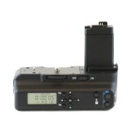 Profi Batteriegriff mit LCD-Timer & Infrarot Auslöser für Canon EOS 1000D, 500D und 450D wie der BG-E5 + 2 x LP-E5 Nachbau-Akkus
