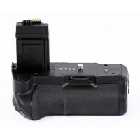 Minadax Profi Batteriegriff fuer Canon EOS 1000D, 500D, 450D als BG-E5 + 4x LP-E5 Nachbau-Akkus