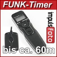 Minadax Funk-Timer Fernausloeser C1 fuer Canon, Pentax und Samsung - JY-710