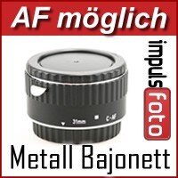 Automatik Zwischenring "31mm" fuer Makrofotographie passend zu Canon (Metall Bajonett)