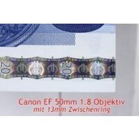 Automatik Zwischenringe "13mm/21mm" fuer Makrofotographie passend zu Canon (Metall Bajonett)