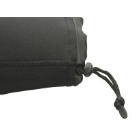 Minadax Neopren Objektivtasche mit Gurtclip, M (Medium) &oslash; 90mm x H 130mm - in schwarz