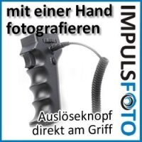 Profi Fernausloeser Einhandaufnahmen Pistolen Handgriff fuer Nikon D80, D70s