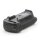 Minadax Profi Batteriegriff kompatibel für Nikon D800, D800E, D810, D810A - Ersatz für MB-D12 für 1 zusätzlichen Akku und 8x AA Batterien + 1x EN-EL15 Nachbau-Akku
